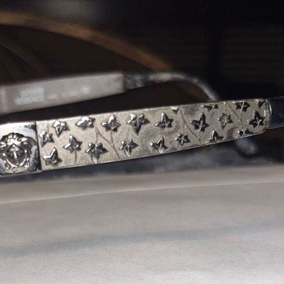 Versace 90s Vintage Sunglasses Unisex Metal and Gold Frames READ DESCRIPTION - Picture 7 of 16